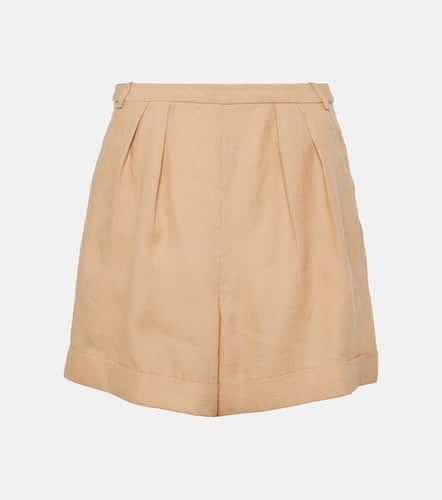 Loro Piana Pleated linen shorts - Loro Piana - Modalova