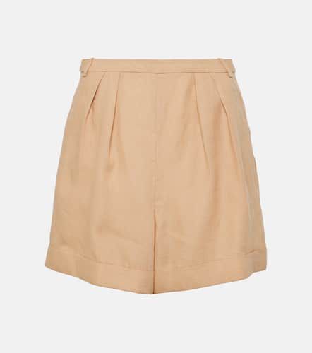 Loro Piana Shorts in lino a pieghe - Loro Piana - Modalova