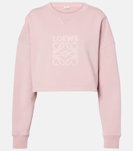 Cropped-Sweatshirt Anagram aus Baumwolle - Loewe - Modalova