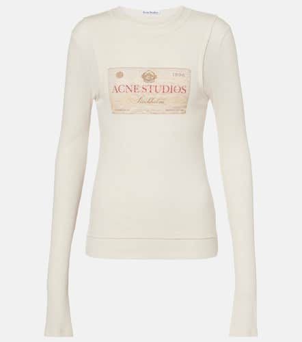 Acne Studios Top con logo - Acne Studios - Modalova