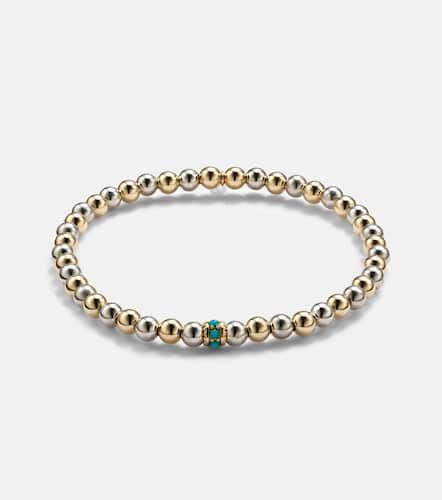 Bracciale in 14kt con turchesi - Sydney Evan - Modalova