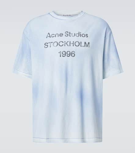 T-Shirt aus Baumwoll- und Hanf-Jersey - Acne Studios - Modalova