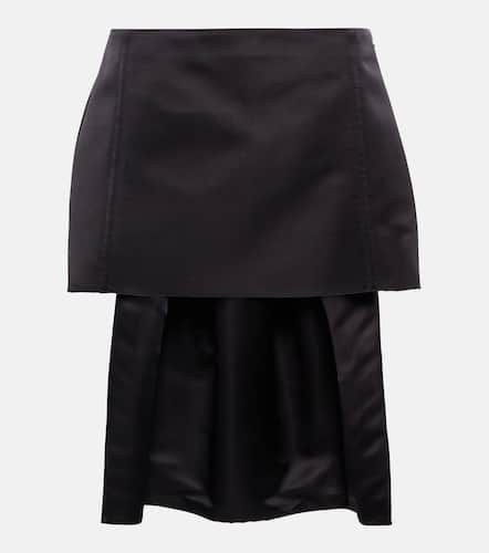 Prada Silk satin hybrid miniskirt - Prada - Modalova