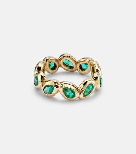 Nesting Gem 18kt eternity ring with emeralds - Octavia Elizabeth - Modalova