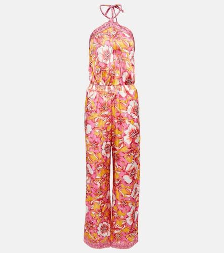 Isabelle printed halterneck jumpsuit - Poupette St Barth - Modalova