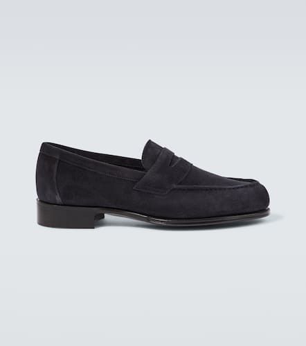 Cannes suede penny loafers - George Cleverley - Modalova