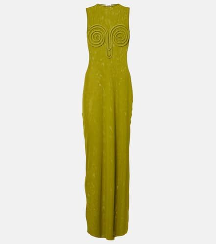 Applique mesh maxi dress - Jean Paul Gaultier - Modalova