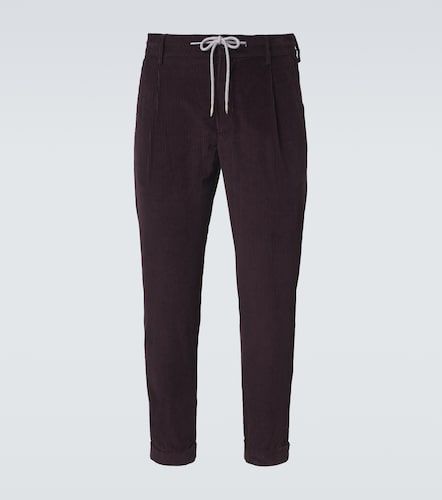 Pantalones slim de pana de algodón y cachemir - Eleventy - Modalova
