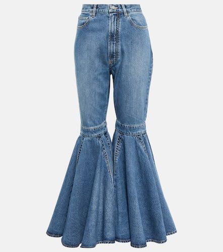 AlaÃ¯a Crinoline high-rise flared jeans - Alaia - Modalova