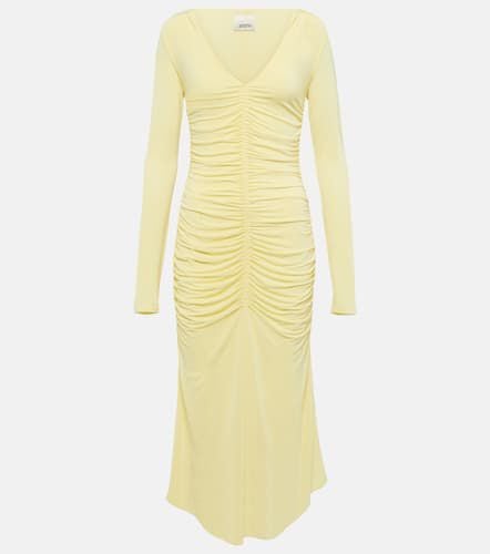 Laly gathered jersey midi dress - Isabel Marant - Modalova