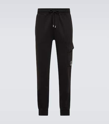 Lens cotton fleece cargo sweatpants - C.P. Company - Modalova