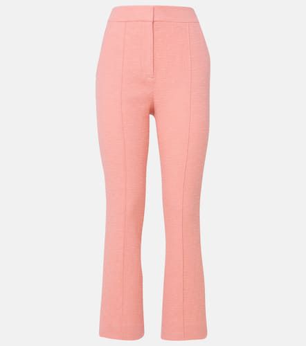 Tani high-rise cotton flared pants - Veronica Beard - Modalova