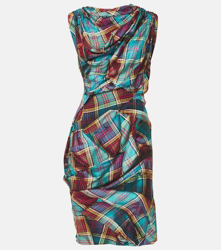 Fond plaid draped minidress - Vivienne Westwood - Modalova
