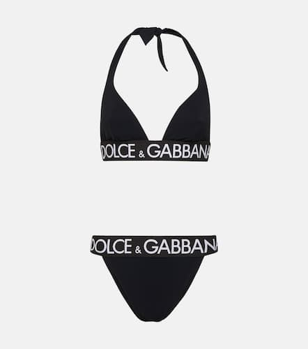 Dolce&Gabbana Bikini con logo - Dolce&Gabbana - Modalova