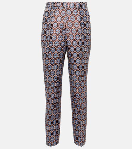 Pantalones slim cropped en jacquard - Etro - Modalova