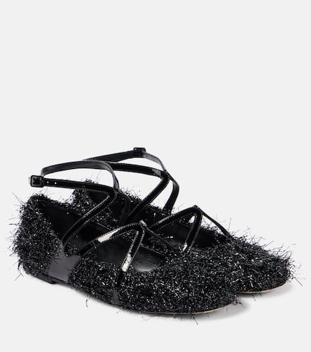 Astoria tinsel-embellished ballet flats - Jimmy Choo - Modalova