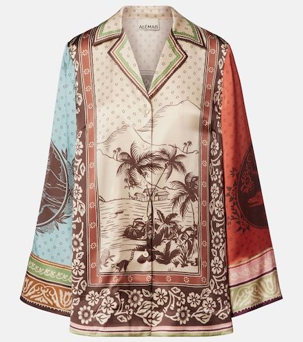 Alémais Camicia Alberta in raso di seta - Alemais - Modalova