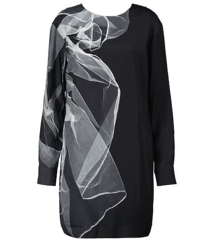 Vestido corto de crepé estampado - Dries Van Noten - Modalova