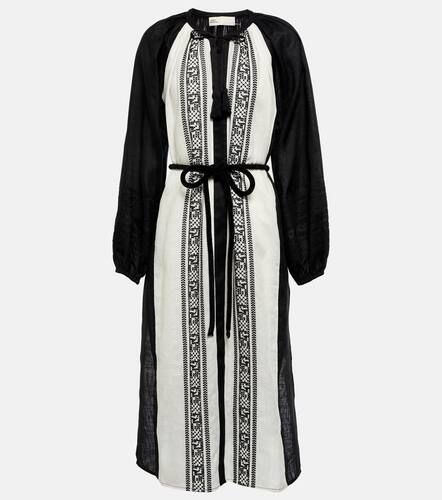 Tory Burch Embroidered linen kaftan - Tory Burch - Modalova