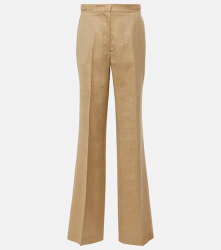 Wool, silk and linen wide-leg pants - Gabriela Hearst - Modalova