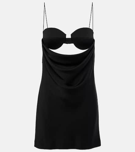 Cutout draped satin crÃªpe minidress - Alex Perry - Modalova