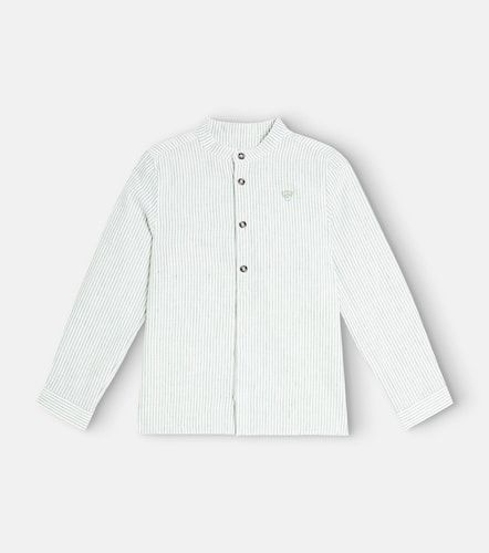 Camicia in misto cotone e lino a righe - Tartine et Chocolat - Modalova