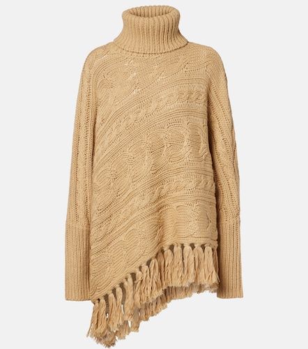 Asymmetric turtleneck wool-blend sweater - Goldbergh - Modalova