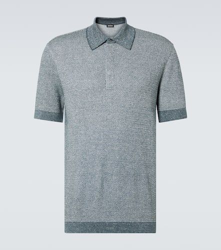 Zegna Polo in cotone, lino e seta - Zegna - Modalova