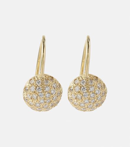 Sphere 18kt earring with diamonds - Ileana Makri - Modalova