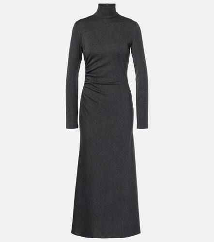 Vestido midi de lana fruncido - Ralph Lauren Collection - Modalova