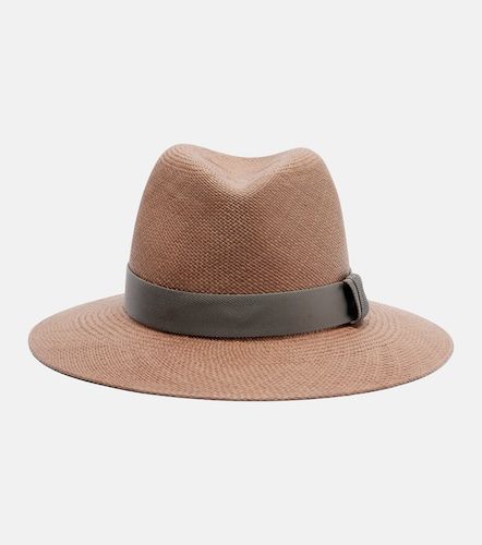 Brunello Cucinelli Straw fedora hat - Brunello Cucinelli - Modalova