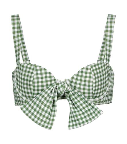 Clara gingham bikini top - Alexandra Miro - Modalova