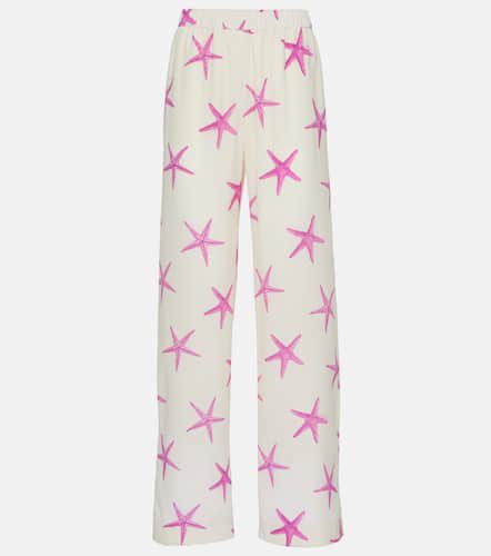 Palazzo-Hose Starfish aus Seide - Valentino - Modalova