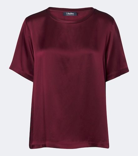 S Max Mara Satin T-shirt - 'S Max Mara - Modalova