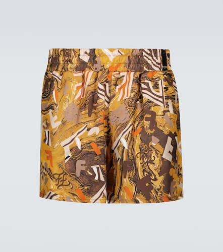 Fendi Printed silk shorts - Fendi - Modalova