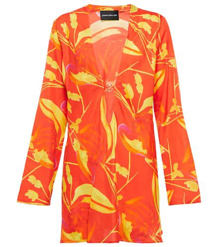 Mini Ring silk and cotton kaftan - Louisa Ballou - Modalova