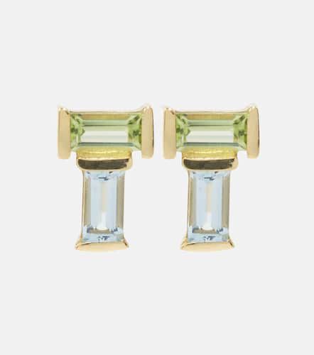 Tu Y Yo 9kt gold earrings with gemstones - Aliita - Modalova