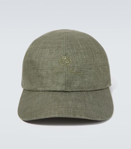 Sombrero de lino con logo - Loro Piana - Modalova
