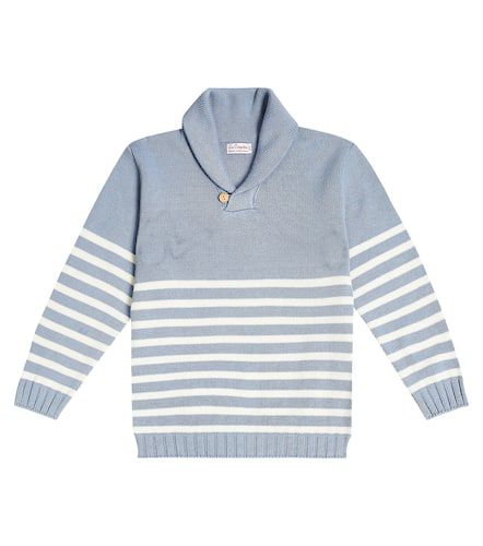 Goyo striped cotton sweater - La Coqueta - Modalova
