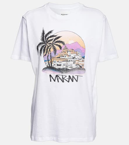 Camiseta Zewel de algodón con logo - Marant Etoile - Modalova