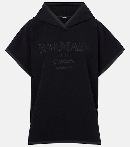 Couture cotton terry beach cover-up - Balmain - Modalova