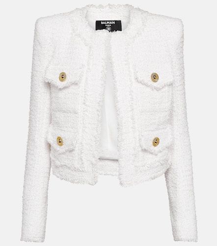 Balmain Chaqueta cropped de tweed - Balmain - Modalova