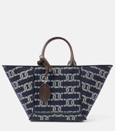 Shopper Double Up Small aus Denim - Tod's - Modalova