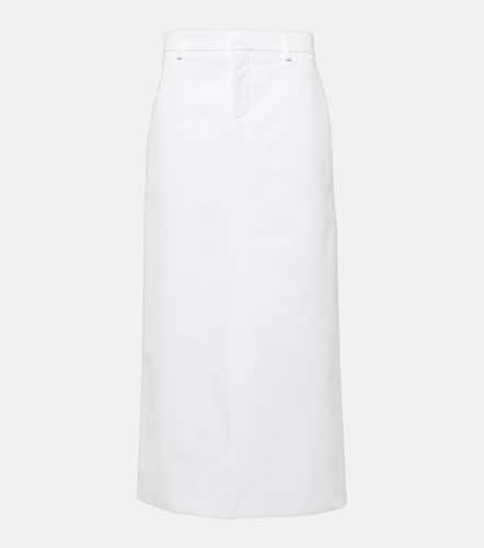 Falda larga de popelín de algodón - Valentino - Modalova