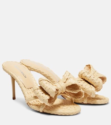 Le Cadeau 85 raffia mules - Mach & Mach - Modalova
