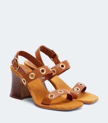 Chloe Embellished leather sandals - Chloe - Modalova