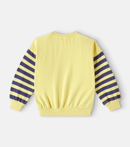 Sudadera de algodón a rayas con logo - Bobo Choses - Modalova