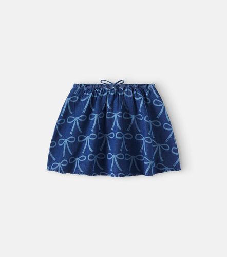 Falda de denim con lazos - Tinycottons - Modalova