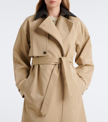 Gabardina de algodón con Intrecciato - Bottega Veneta - Modalova