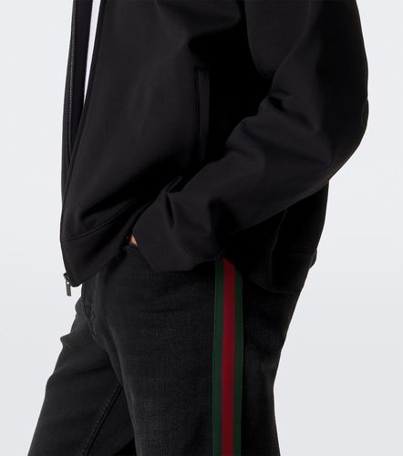 Cotton-blend jersey track jacket - Gucci - Modalova